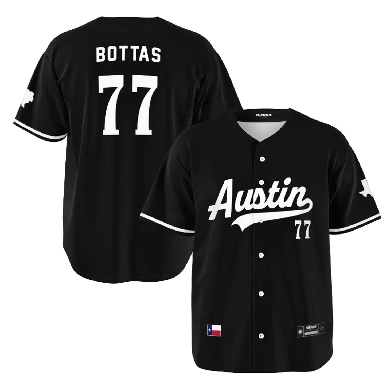Men's Authentic Soccer Jerseys of National Teams for International Football EventsBottas - Jet Black Austin Jersey Men's Authentic Soccer Jerseys of National Teams for International Football EventsBottas - Jet Black Austin Jersey