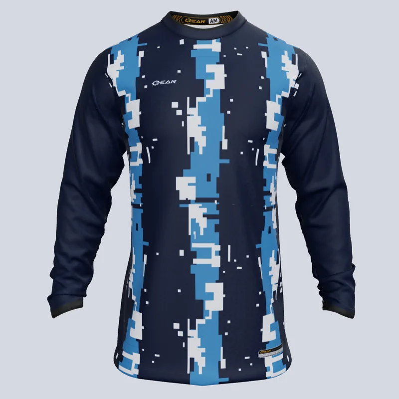 Men's Moisture - Wicking Golf Jerseys with UV Protection for Comfortable Rounds on the CourseCustom DegiStripe Long Sleeve Jersey Men's Moisture - Wicking Golf Jerseys with UV Protection for Comfortable Rounds on the CourseCustom DegiStripe Long Sleeve Jersey