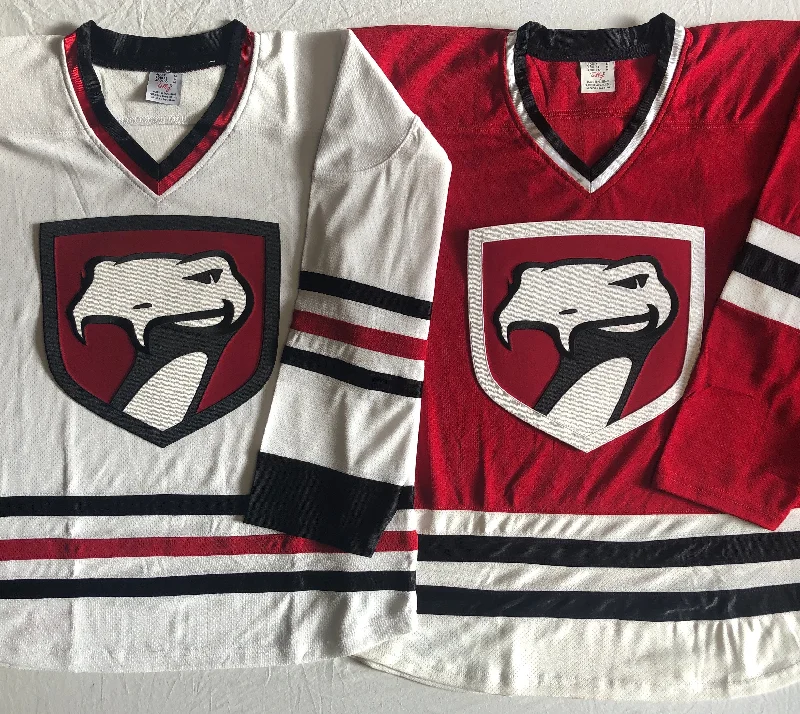 Men's Throwback Rugby Jerseys of Historic Matches and Teams for Rugby History BuffsCustom Hockey Jerseys with the Vipers Team Logo Men's Throwback Rugby Jerseys of Historic Matches and Teams for Rugby History BuffsCustom Hockey Jerseys with the Vipers Team Logo
