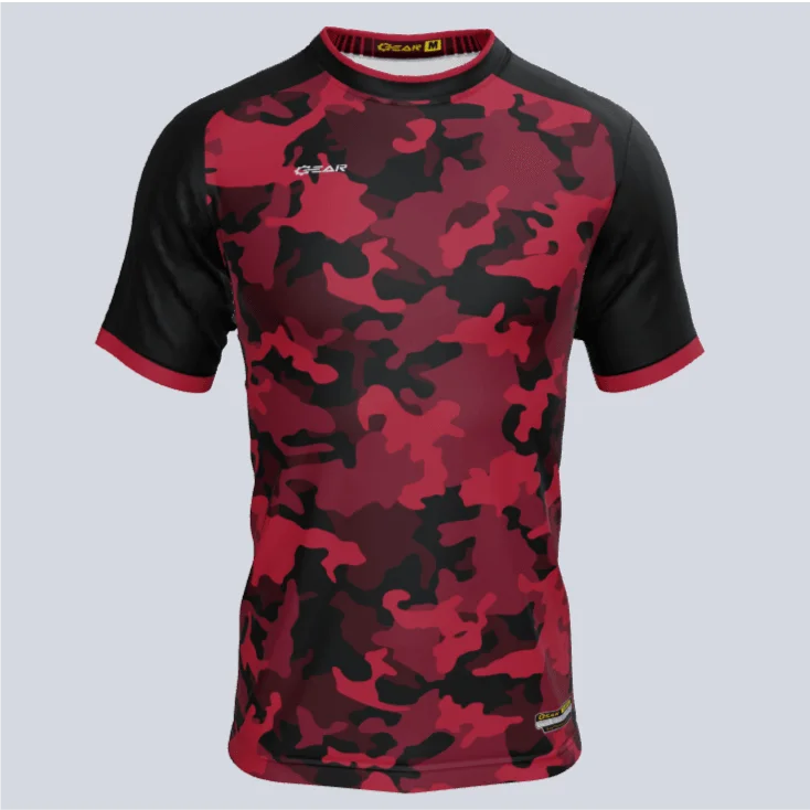 Men's Breathable Polyester Running Jerseys in Bright Neon Colors for High - Visibility WorkoutsDeep Camo Custom Jersey Men's Breathable Polyester Running Jerseys in Bright Neon Colors for High - Visibility WorkoutsDeep Camo Custom Jersey