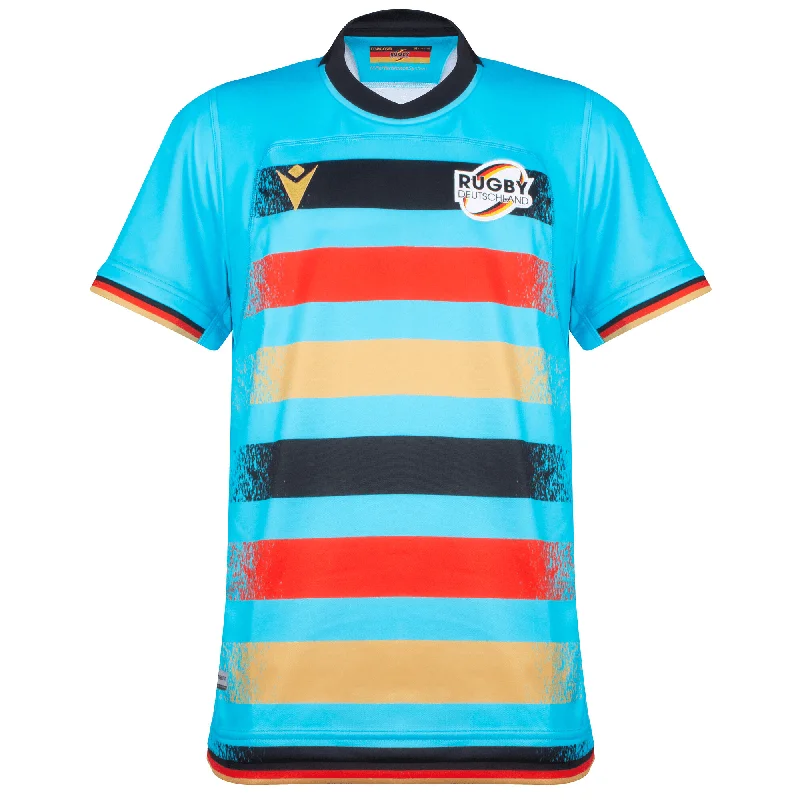Men's Replica Hockey Jerseys of Star Players for Devoted Ice Hockey SupportersDeutschland Rugby 7s Away Jersey by Macron Men's Replica Hockey Jerseys of Star Players for Devoted Ice Hockey SupportersDeutschland Rugby 7s Away Jersey by Macron