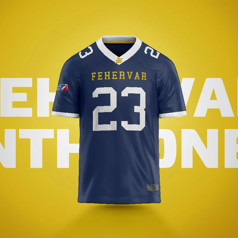 Men's Moisture - Wicking Lacrosse Jerseys with Mesh Panels for Optimal Performance on the FieldFehervar Enthroners Authentic Game Jersey Men's Moisture - Wicking Lacrosse Jerseys with Mesh Panels for Optimal Performance on the FieldFehervar Enthroners Authentic Game Jersey