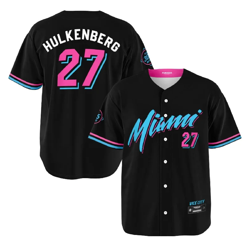Men's Throwback Tennis Jerseys Inspired by Iconic Matches and PlayersHulkenberg - Vice City Jersey Men's Throwback Tennis Jerseys Inspired by Iconic Matches and PlayersHulkenberg - Vice City Jersey