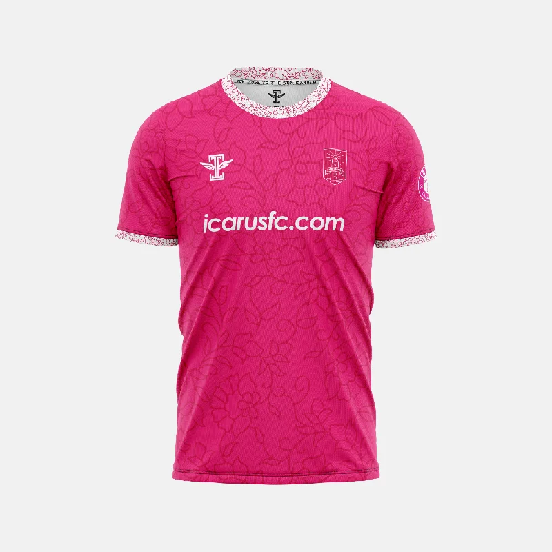 Men's Sustainable Organic Cotton Rugby Jerseys for Eco - Conscious Sports EnthusiastsMonmouth Light FC Pink Goalkeeper Jersey Men's Sustainable Organic Cotton Rugby Jerseys for Eco - Conscious Sports EnthusiastsMonmouth Light FC Pink Goalkeeper Jersey