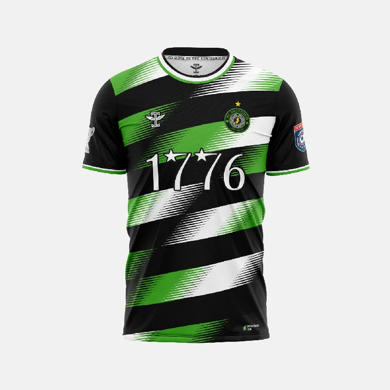 Men's Sustainable Organic Cotton Rugby Jerseys for Eco - Conscious Sports EnthusiastsFC Motown Black Jersey Men's Sustainable Organic Cotton Rugby Jerseys for Eco - Conscious Sports EnthusiastsFC Motown Black Jersey