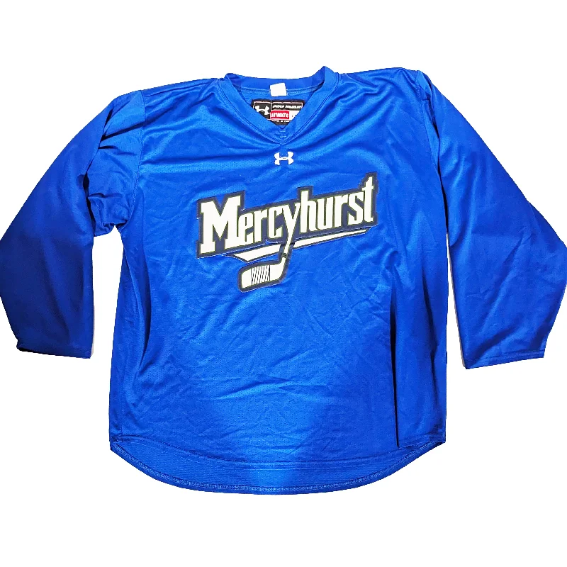 Men's Replica Hockey Jerseys of Star Players for Devoted Ice Hockey SupportersNCAA - Used Under Armour Jersey (Blue) Men's Replica Hockey Jerseys of Star Players for Devoted Ice Hockey SupportersNCAA - Used Under Armour Jersey (Blue)