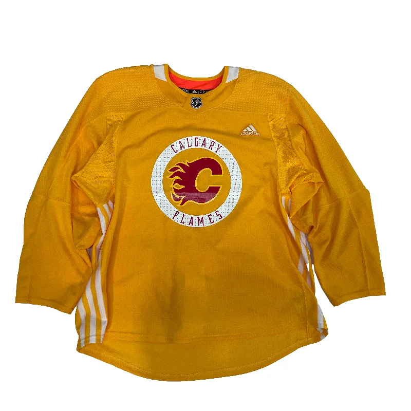 Men's Basketball Jerseys in Sleeveless Design for Enhanced Mobility on the CourtNHL - Calgary Flames Used Adidas Practice Jersey (Yellow) Men's Basketball Jerseys in Sleeveless Design for Enhanced Mobility on the CourtNHL - Calgary Flames Used Adidas Practice Jersey (Yellow)
