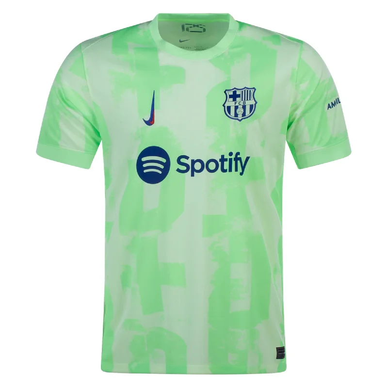 Men's Sustainable Organic Cotton Rugby Jerseys for Eco - Conscious Sports EnthusiastsNike Barcelona Third Jersey 24/25 (Barely Volt/Old Royal) Men's Sustainable Organic Cotton Rugby Jerseys for Eco - Conscious Sports EnthusiastsNike Barcelona Third Jersey 24/25 (Barely Volt/Old Royal)