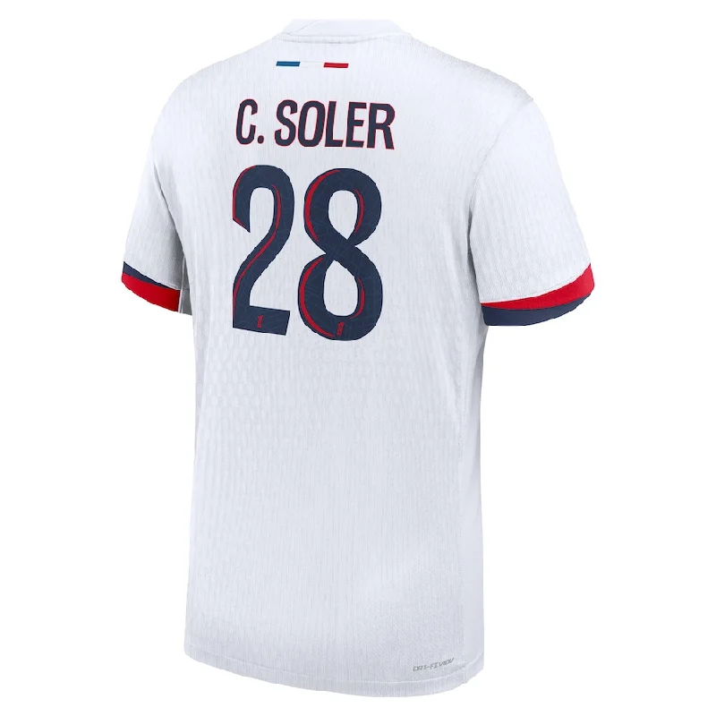 Men's Retro Soccer Jerseys of Famous Clubs from the 90s for Nostalgic Football EnthusiastsNike Paris Saint-Germain Authentic Carlos Soler Away Jersey 24/25 (White/Midnight Navy) Men's Retro Soccer Jerseys of Famous Clubs from the 90s for Nostalgic Football EnthusiastsNike Paris Saint-Germain Authentic Carlos Soler Away Jersey 24/25 (White/Midnight Navy)
