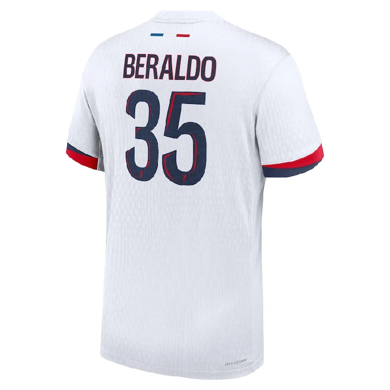 Men's Cycling Jerseys with Reflective Stripes for Safe and Stylish Rides at NightNike Paris Saint-Germain Authentic Lucas Beraldo Away Jersey 24/25 (White/Midnight Navy) Men's Cycling Jerseys with Reflective Stripes for Safe and Stylish Rides at NightNike Paris Saint-Germain Authentic Lucas Beraldo Away Jersey 24/25 (White/Midnight Navy)