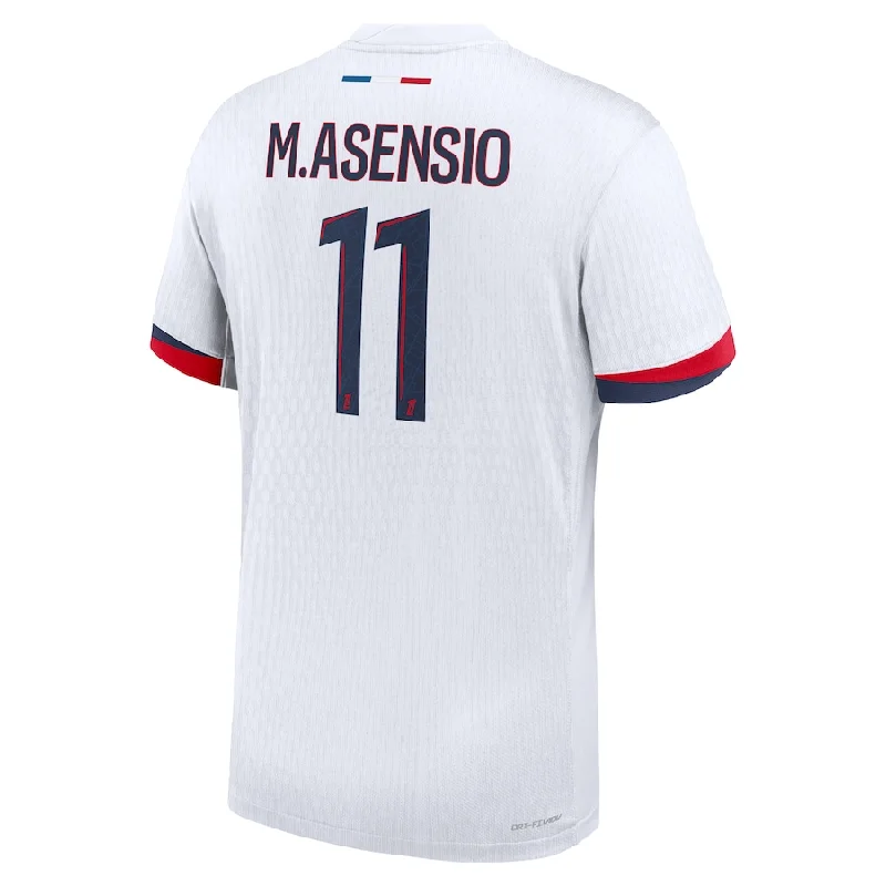 Men's Custom - Printed Baseball Jerseys with Player Names and Numbers for Personalized StyleNike Paris Saint-Germain Authentic Marco Asensio Away Jersey 24/25 (White/Midnight Navy) Men's Custom - Printed Baseball Jerseys with Player Names and Numbers for Personalized StyleNike Paris Saint-Germain Authentic Marco Asensio Away Jersey 24/25 (White/Midnight Navy)