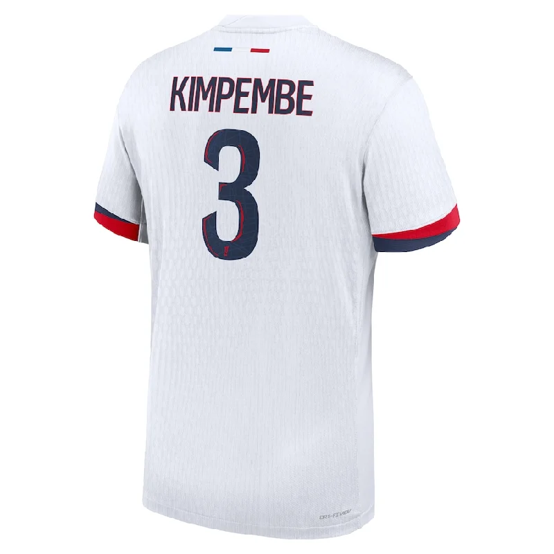 Men's Vintage American Football Jerseys of Legendary Teams for Collectors and FansNike Paris Saint-Germain Authentic Presnel Kimpembe Away Jersey 24/25 (White/Midnight Navy) Men's Vintage American Football Jerseys of Legendary Teams for Collectors and FansNike Paris Saint-Germain Authentic Presnel Kimpembe Away Jersey 24/25 (White/Midnight Navy)