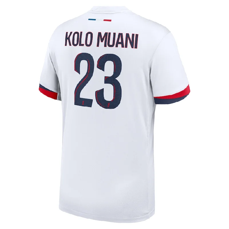 Men's Cycling Jerseys with Reflective Stripes for Safe and Stylish Rides at NightNike Paris Saint-Germain Kolo Muani Away Jersey 24/25 (White/Midnight Navy) Men's Cycling Jerseys with Reflective Stripes for Safe and Stylish Rides at NightNike Paris Saint-Germain Kolo Muani Away Jersey 24/25 (White/Midnight Navy)
