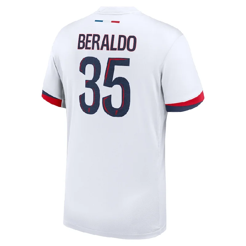 Men's Limited - Edition Cricket Jerseys Commemorating Historic Matches for Die - Hard Cricket LoversNike Paris Saint-Germain Lucas Beraldo Away Jersey 24/25 (White/Midnight Navy) Men's Limited - Edition Cricket Jerseys Commemorating Historic Matches for Die - Hard Cricket LoversNike Paris Saint-Germain Lucas Beraldo Away Jersey 24/25 (White/Midnight Navy)