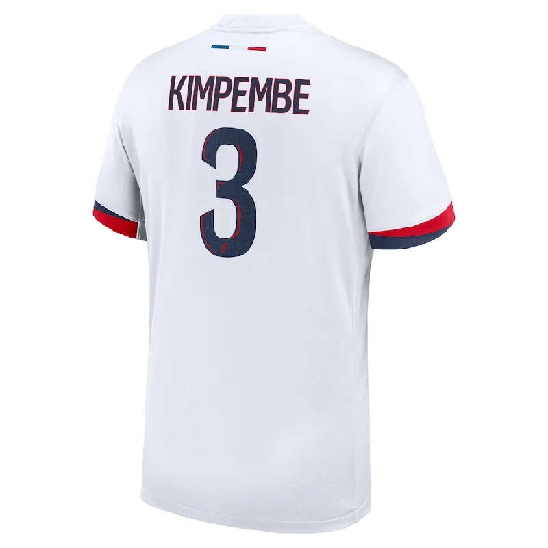 Men's NBA Authentic Team Jerseys in Official Team Colors for True Basketball FansNike Paris Saint-Germain Presnel Kimpembe Away Jersey 24/25 (White/Midnight Navy)