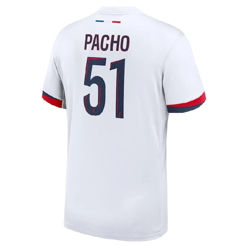 Men's Throwback Tennis Jerseys Inspired by Iconic Matches and PlayersNike Paris Saint-Germain Willian Pacho Away Jersey 24/25 (White/Midnight Navy) Men's Throwback Tennis Jerseys Inspired by Iconic Matches and PlayersNike Paris Saint-Germain Willian Pacho Away Jersey 24/25 (White/Midnight Navy)
