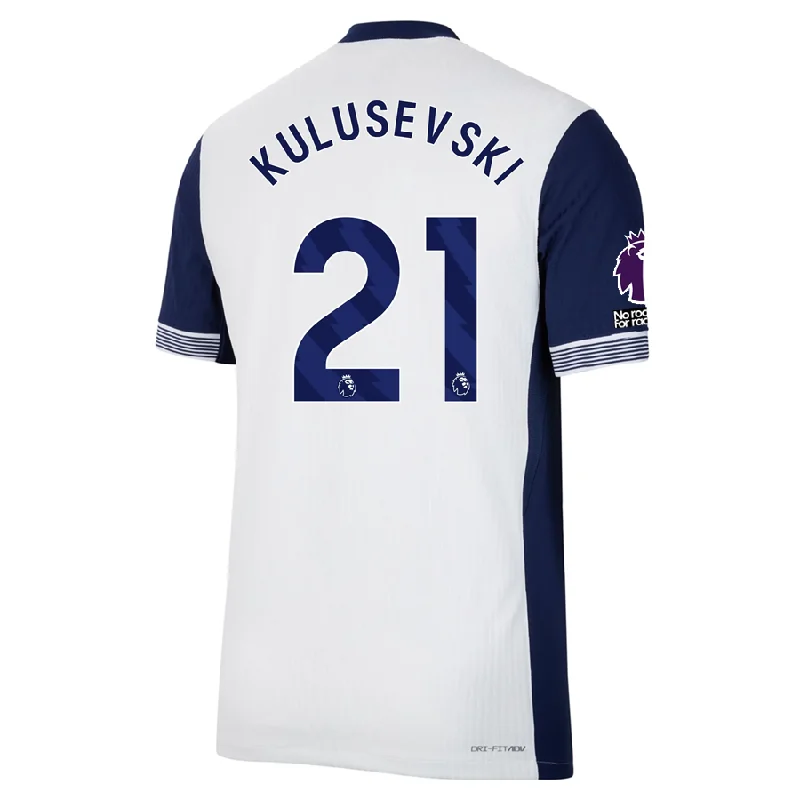 Men's Moisture - Wicking Golf Jerseys with UV Protection for Comfortable Rounds on the CourseNike Tottenham Authentic Dejan Kulusevski Home Jersey w/ EPL + No Room For Racism Patches 24/25 (White/Binary Blue) Men's Moisture - Wicking Golf Jerseys with UV Protection for Comfortable Rounds on the CourseNike Tottenham Authentic Dejan Kulusevski Home Jersey w/ EPL + No Room For Racism Patches 24/25 (White/Binary Blue)