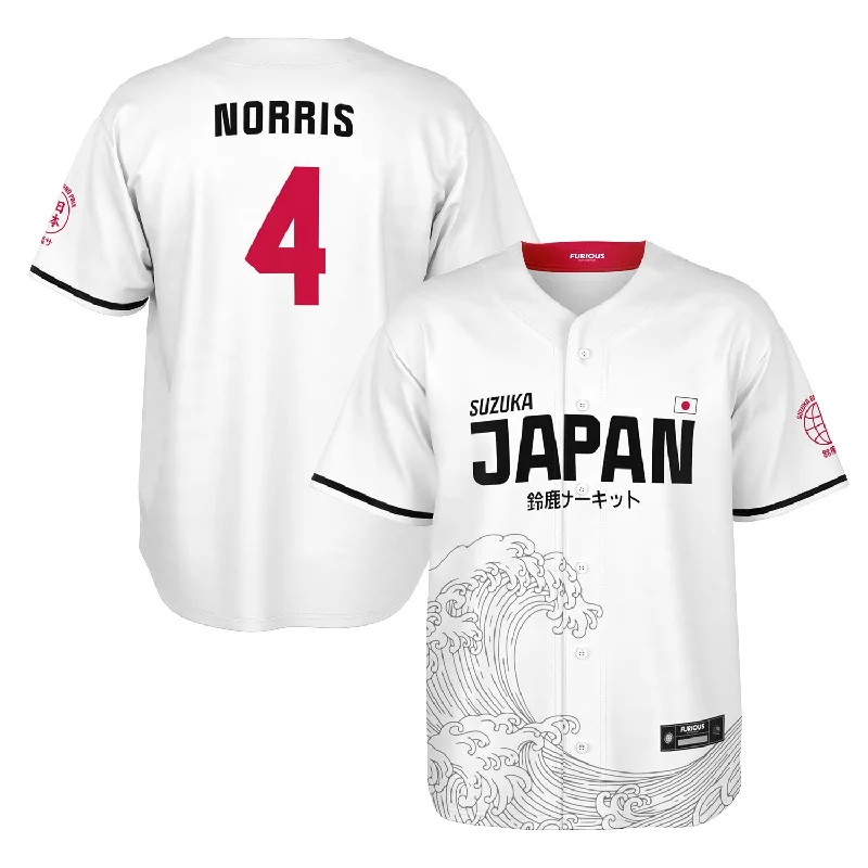 Men's Authentic Soccer Jerseys of National Teams for International Football EventsNorris - Suzuka "Great Wave" Jersey Men's Authentic Soccer Jerseys of National Teams for International Football EventsNorris - Suzuka "Great Wave" Jersey
