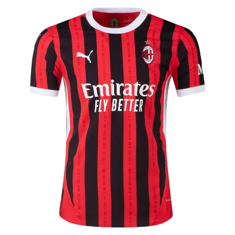 Men's Custom - Embroidered Volleyball Jerseys for Team Uniforms or Personalized GearPuma AC Milan Authentic Home Jersey 24/25 (Puma Red/Puma Black) Men's Custom - Embroidered Volleyball Jerseys for Team Uniforms or Personalized GearPuma AC Milan Authentic Home Jersey 24/25 (Puma Red/Puma Black)