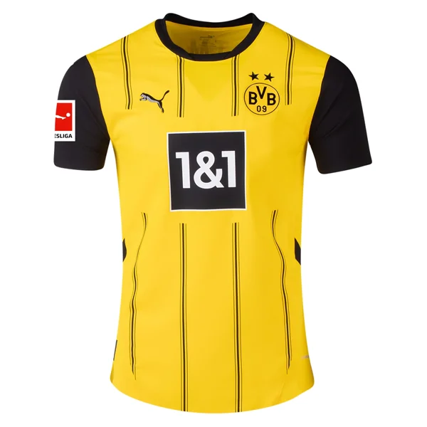 Men's Sustainable Organic Cotton Rugby Jerseys for Eco - Conscious Sports EnthusiastsPuma Borussia Dortmund Home Jersey w/ Bundesliga Patch 24/25 (Faster Yellow/Puma Black) Men's Sustainable Organic Cotton Rugby Jerseys for Eco - Conscious Sports EnthusiastsPuma Borussia Dortmund Home Jersey w/ Bundesliga Patch 24/25 (Faster Yellow/Puma Black)
