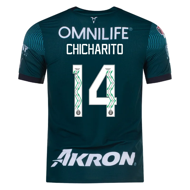 Men's Sustainable Organic Cotton Rugby Jerseys for Eco - Conscious Sports EnthusiastsPuma Chivas Authentic Chicharito Third Jersey 23/24 (Malachite) Men's Sustainable Organic Cotton Rugby Jerseys for Eco - Conscious Sports EnthusiastsPuma Chivas Authentic Chicharito Third Jersey 23/24 (Malachite)