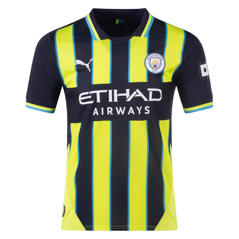 Men's Football Jerseys with Embroidered Club Badges for a Premium and Authentic AppealPuma Manchester City Away Jersey 24/25 (New Navy/Yellow Glow) Men's Football Jerseys with Embroidered Club Badges for a Premium and Authentic AppealPuma Manchester City Away Jersey 24/25 (New Navy/Yellow Glow)
