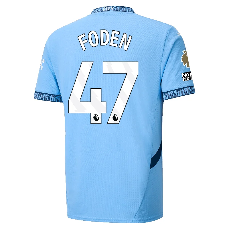 Men's Retro Soccer Jerseys of Famous Clubs from the 90s for Nostalgic Football EnthusiastsPuma Manchester City Phill Foden Authentic Home Jersey w/ EPL + No Room For Racism Patch 24/25 (Team Light Blue/Marine Blue) Men's Retro Soccer Jerseys of Famous Clubs from the 90s for Nostalgic Football EnthusiastsPuma Manchester City Phill Foden Authentic Home Jersey w/ EPL + No Room For Racism Patch 24/25 (Team Light Blue/Marine Blue)