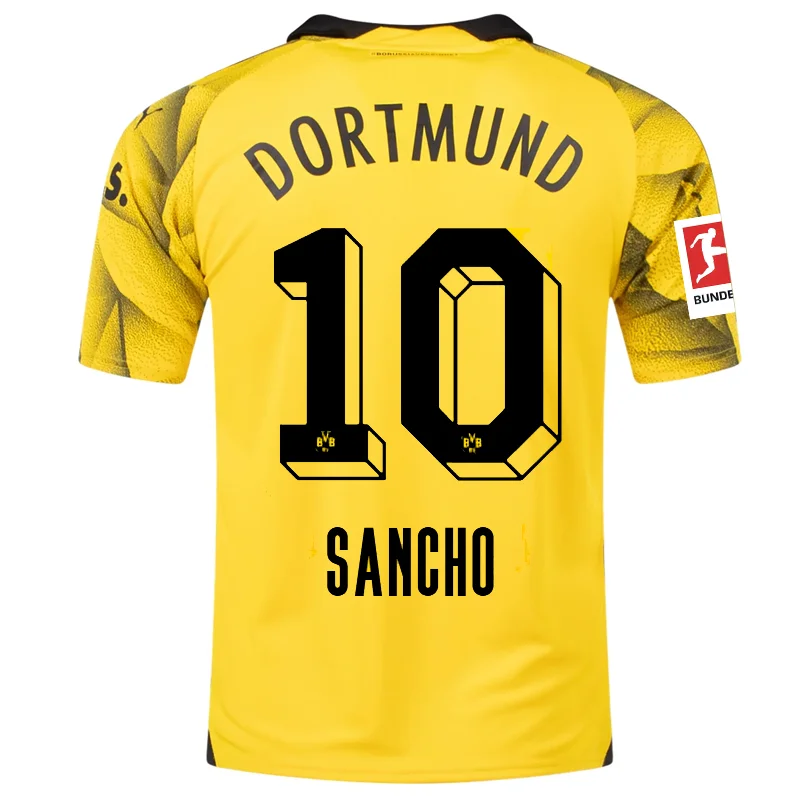 Men's Vintage American Football Jerseys of Legendary Teams for Collectors and FansPuma Mens Borussia Dortmund Jadon Sancho Third Jersey w/ Bundesliga Patch 23/24 (Cyber Yellow/Puma Black) Men's Vintage American Football Jerseys of Legendary Teams for Collectors and FansPuma Mens Borussia Dortmund Jadon Sancho Third Jersey w/ Bundesliga Patch 23/24 (Cyber Yellow/Puma Black)