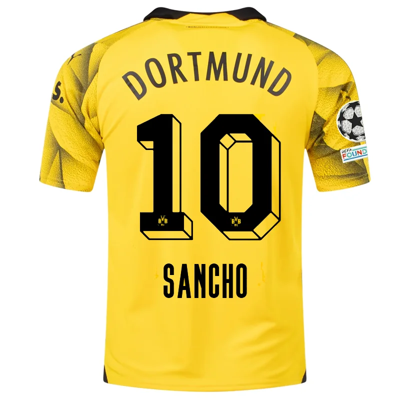 Men's Basketball Jerseys with Signature Player Logos for a Fan - Favorite LookPuma Mens Borussia Dortmund Jadon Sancho Third Jersey w/ Champions League Patches 23/24 (Cyber Yellow/Puma Black) Men's Basketball Jerseys with Signature Player Logos for a Fan - Favorite LookPuma Mens Borussia Dortmund Jadon Sancho Third Jersey w/ Champions League Patches 23/24 (Cyber Yellow/Puma Black)