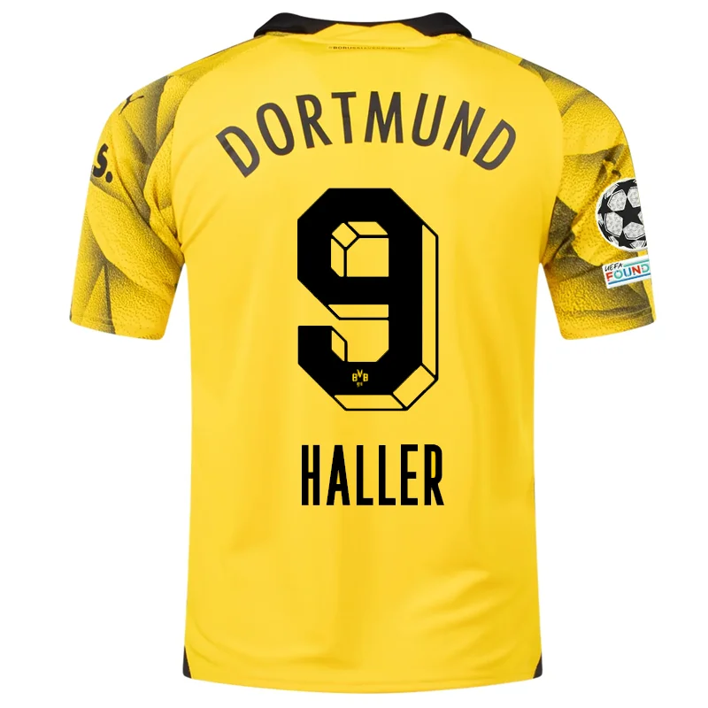 Men's Cycling Jerseys with Reflective Stripes for Safe and Stylish Rides at NightPuma Mens Borussia Dortmund Sébastien Haller Third Jersey w/ Champions League Patches 23/24 (Cyber Yellow/Puma Black) Men's Cycling Jerseys with Reflective Stripes for Safe and Stylish Rides at NightPuma Mens Borussia Dortmund Sébastien Haller Third Jersey w/ Champions League Patches 23/24 (Cyber Yellow/Puma Black)