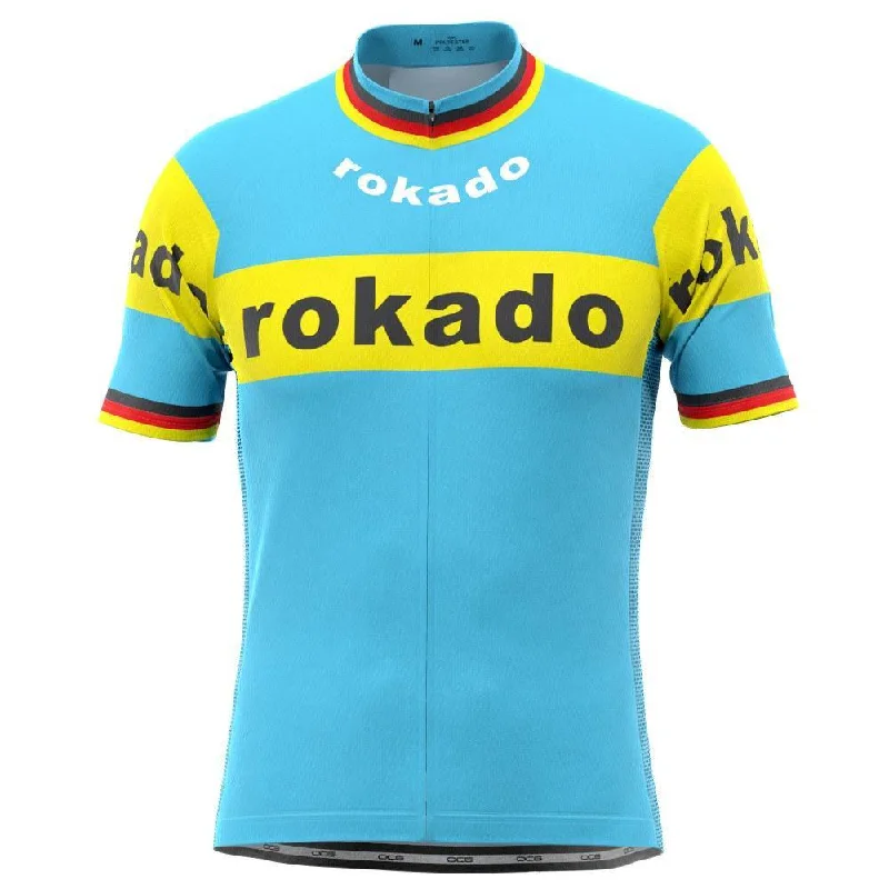 Men's NBA Authentic Team Jerseys in Official Team Colors for True Basketball FansMen's Retro 1973 Team Rokado German Cycling Jersey