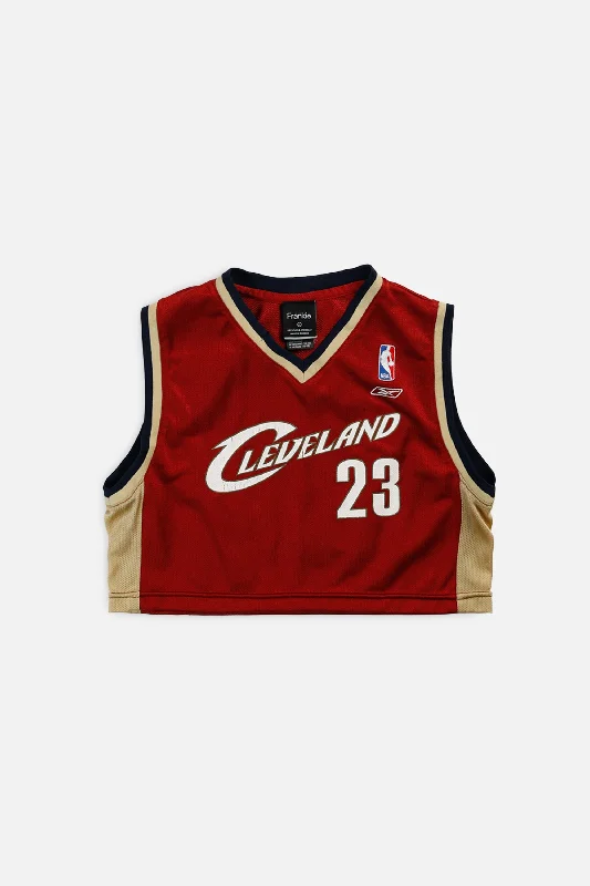 Men's Basketball Jerseys with Signature Player Logos for a Fan - Favorite LookRework Cleveland Cavaliers NBA Crop Jersey - XS Men's Basketball Jerseys with Signature Player Logos for a Fan - Favorite LookRework Cleveland Cavaliers NBA Crop Jersey - XS