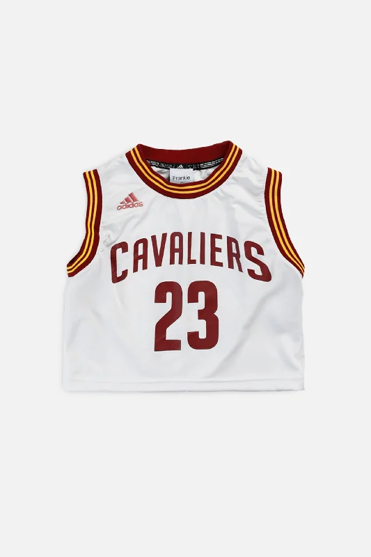 Men's NBA Authentic Team Jerseys in Official Team Colors for True Basketball FansRework Cleveland Cavaliers NBA Crop Jersey - XS Men's NBA Authentic Team Jerseys in Official Team Colors for True Basketball FansRework Cleveland Cavaliers NBA Crop Jersey - XS
