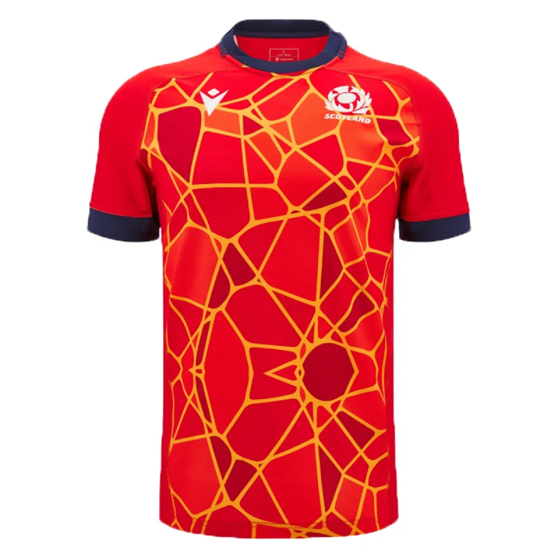 Men's Cycling Jerseys with Reflective Stripes for Safe and Stylish Rides at NightScotland Red Training Jersey 24/25 by Macron Men's Cycling Jerseys with Reflective Stripes for Safe and Stylish Rides at NightScotland Red Training Jersey 24/25 by Macron