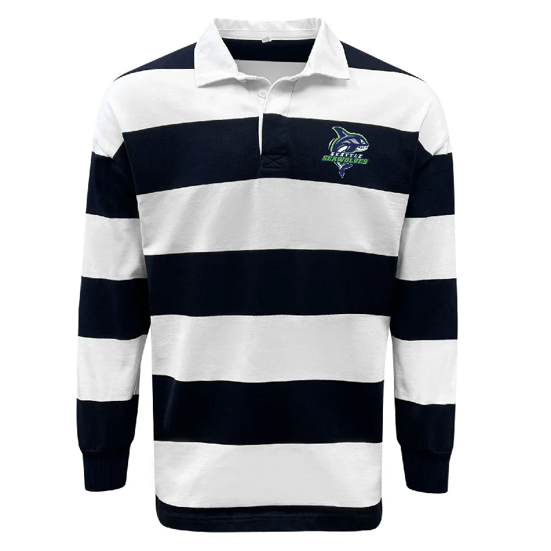 Men's Limited - Edition Cricket Jerseys Commemorating Historic Matches for Die - Hard Cricket LoversSeattle Seawolves Hooped Classic Jersey Men's Limited - Edition Cricket Jerseys Commemorating Historic Matches for Die - Hard Cricket LoversSeattle Seawolves Hooped Classic Jersey