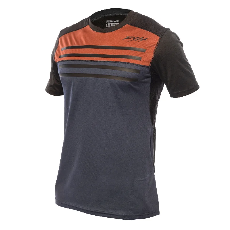 Men's Moisture - Wicking Lacrosse Jerseys with Mesh Panels for Optimal Performance on the FieldAlloy Sidewinder SS Jersey - Rust/Midnight Navy Men's Moisture - Wicking Lacrosse Jerseys with Mesh Panels for Optimal Performance on the FieldAlloy Sidewinder SS Jersey - Rust/Midnight Navy