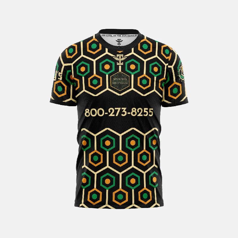 Men's Moisture - Wicking Lacrosse Jerseys with Mesh Panels for Optimal Performance on the FieldSporting Serotonin Home Jersey Men's Moisture - Wicking Lacrosse Jerseys with Mesh Panels for Optimal Performance on the FieldSporting Serotonin Home Jersey