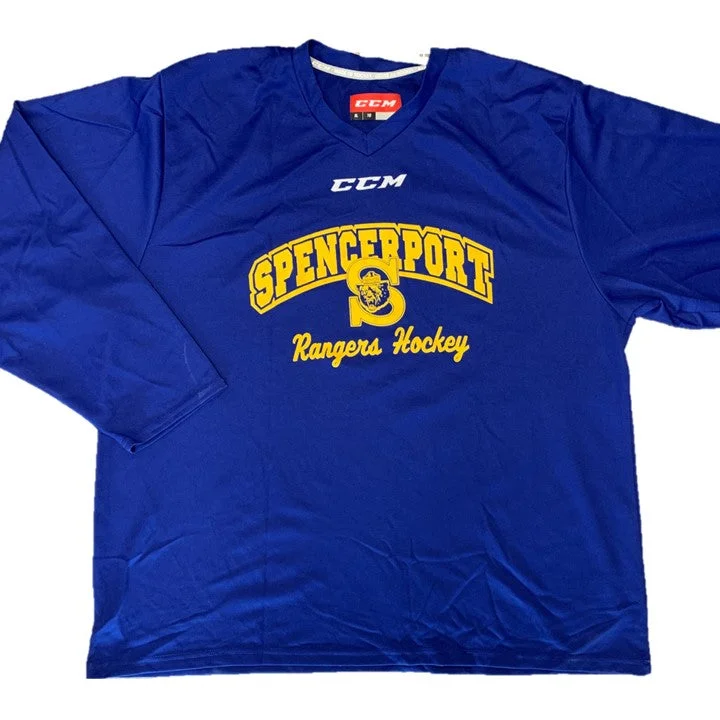 Men's Custom - Embroidered Volleyball Jerseys for Team Uniforms or Personalized GearUsed CCM Practice Jersey (Blue) Men's Custom - Embroidered Volleyball Jerseys for Team Uniforms or Personalized GearUsed CCM Practice Jersey (Blue)