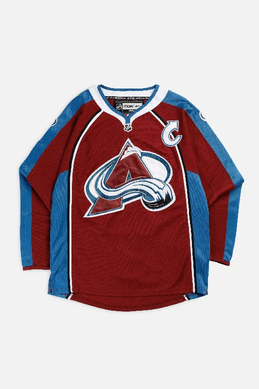 Men's Throwback Tennis Jerseys Inspired by Iconic Matches and PlayersVintage Colorado Avalanche NHL Jersey - M Men's Throwback Tennis Jerseys Inspired by Iconic Matches and PlayersVintage Colorado Avalanche NHL Jersey - M