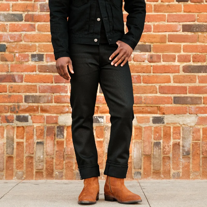 Men's Cargo Jeans with Multiple Pockets for a Practical and Outdoor - Friendly LookStevenson Overall Co. Big Sur 210 Jean Black