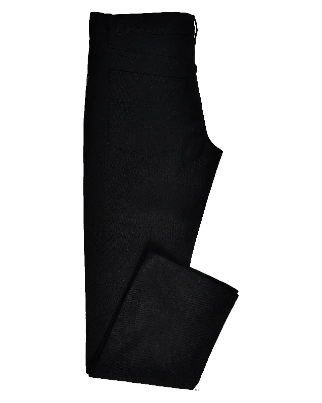 Men's Straight Leg Raw Denim Jeans for a Minimalist and Durable OptionBlack Jeans