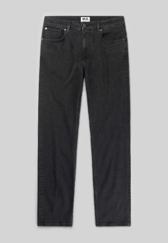 Men's Jeans with a Zip - Off Lower Leg for Convertible StyleBryce Mid Straight - Stone Black