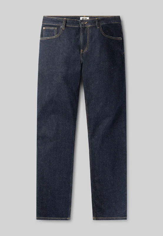Plus Size Men's Bootcut Jeans with a Belt Loop Upgrade for a Stylish TouchBryce Mid Straight - Strong Blue