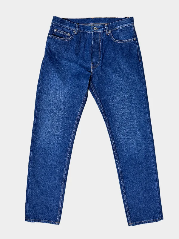 Men's High - Waisted Jeans in a Medium Wash for a Vintage - Style RevivalClassic Jeans