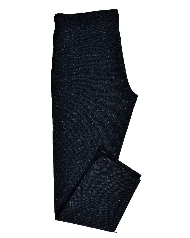 Men's Jeans with a Button - Fly for a Traditional and Classic AestheticDenim: Navy Stretch Slub Jeans