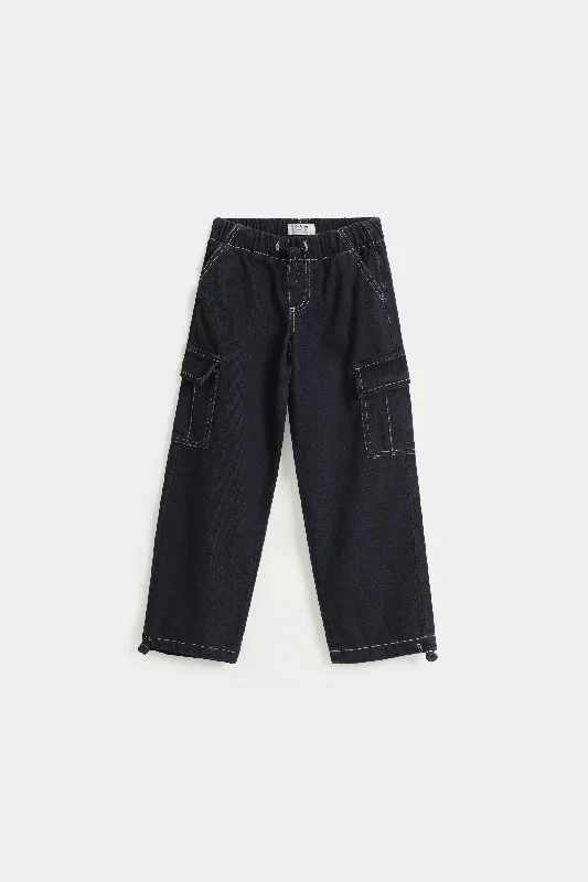 Plus Size Men's Relaxed Fit Jeans with a Tapered Leg for a Laid - Back VibeBaggy Fit Jeans