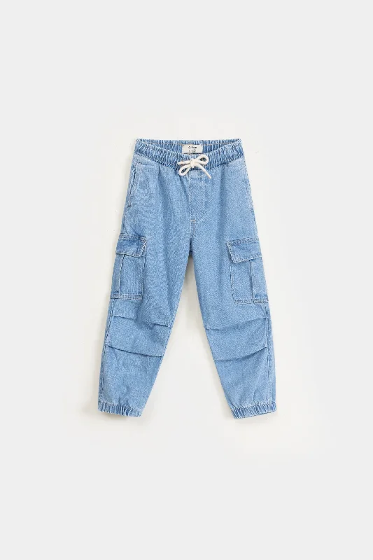 Plus Size Men's Bootcut Jeans with a Relaxed Waist for a Classic and Comfortable FitBaggy Fit Cargo Jeans