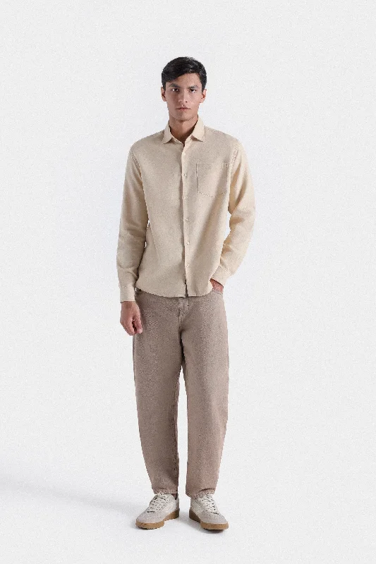 Men's Jeans with a Frayed Hem for a Casual and Effortless StyleLoose Relaxed Cotton Pants