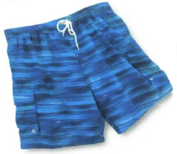 Men's Jeans with a Button - Fly for a Traditional and Classic AestheticFalcon Bay Big Men's Patterned Cargo Swim Short