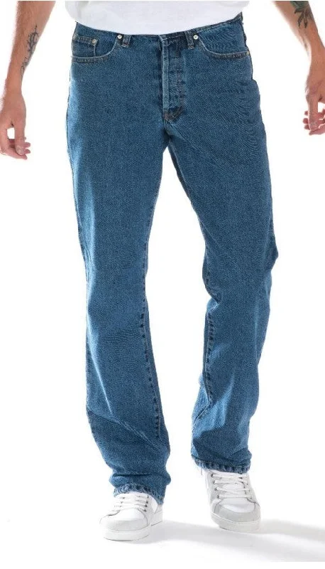 Men's Ripped Skinny Jeans in Acid Wash for an Edgy and Punk - Inspired StyleFull Blue Brand Men's Regular Fit Stretch Jeans Stone Wash